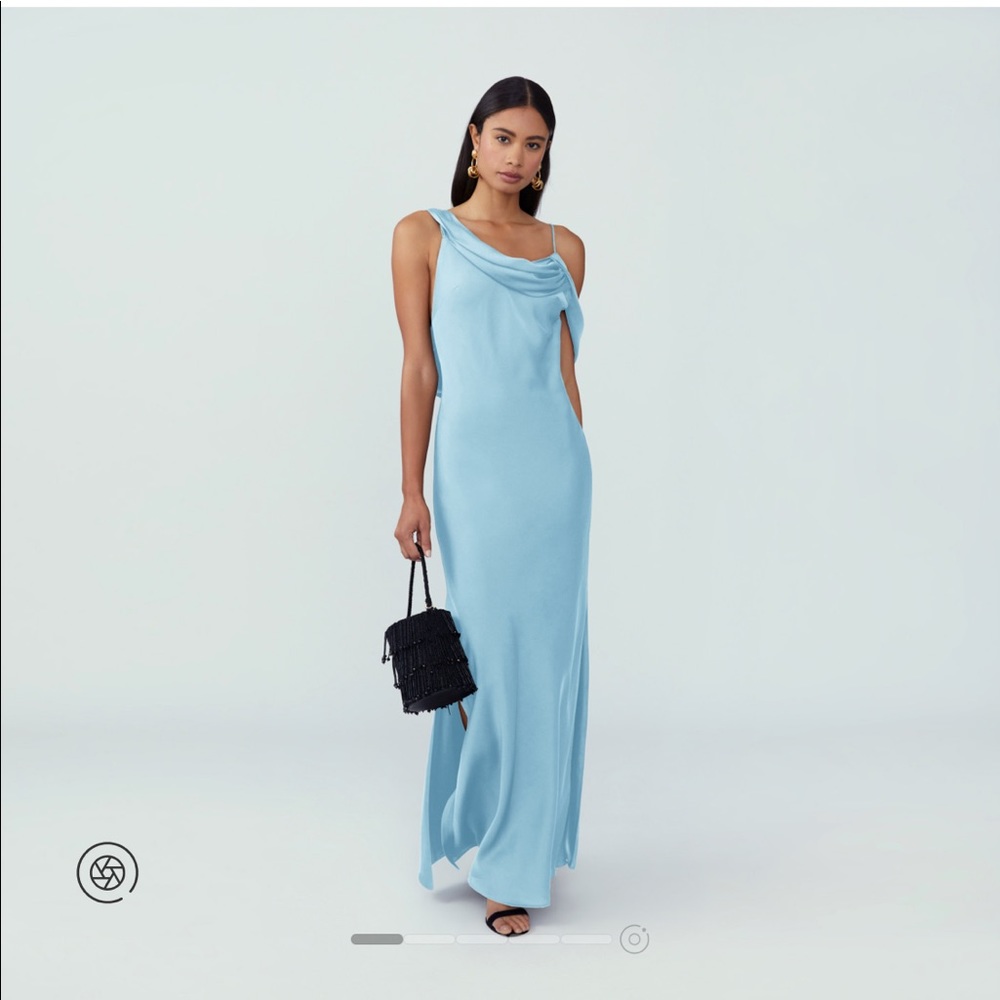 Fame & Partners - Francois Dress in pale blue size 0